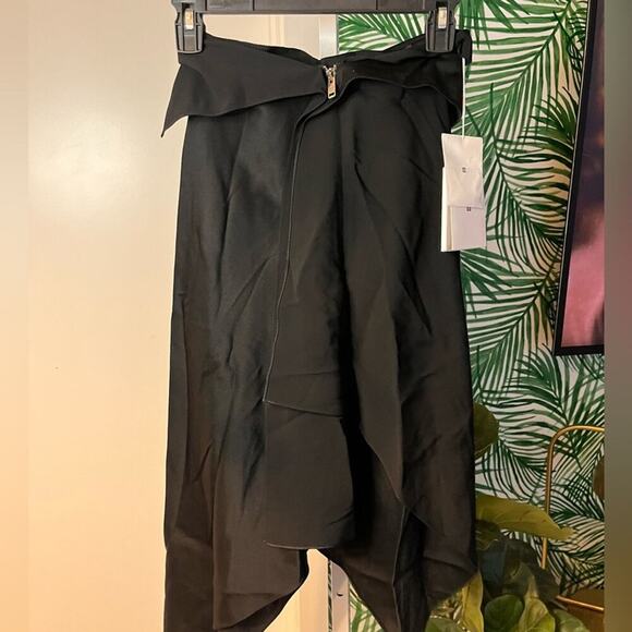 NWT Givenchy Black Asymmetrical Skirt Size 2 MSRP $1770 - Picture 8 of 11